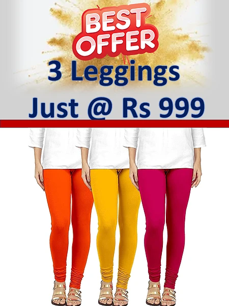 3 Leggings for Rs 999