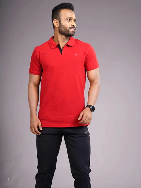 PC Matty Slim Fit T-Shirt - Red