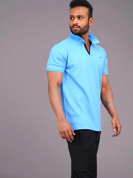 Image of PC Matty Slim Fit T-Shirt - Sky Blue - 2