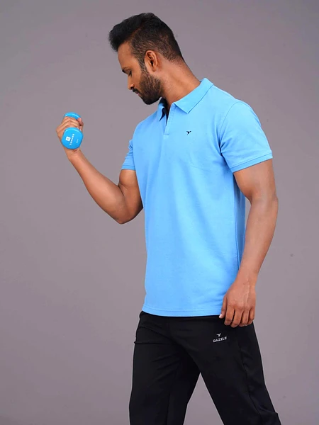 Image of PC Matty Slim Fit T-Shirt - Sky Blue - 3