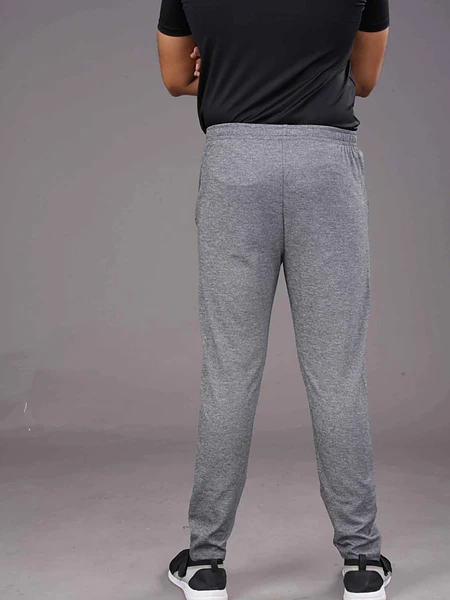 Image of Melange Lower - Light Grey Men's Track Pants - 3