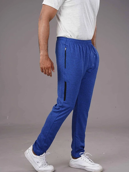 Melange Lower - Royal Blue Bottom Wear