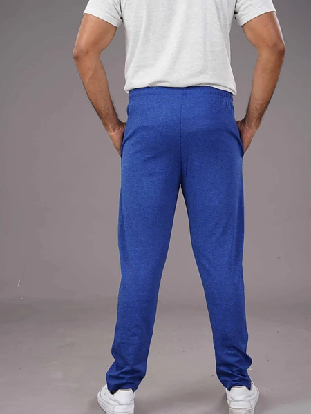Image of Melange Lower - Royal Blue Bottom Wear - 3