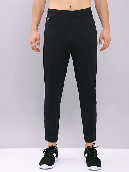 Image of TechnoSport Men's Solid Relax Fit Trackpants with ELASTO PLUS - 2