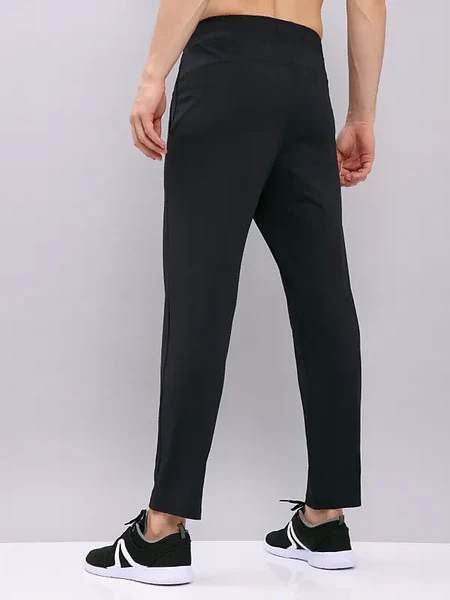 Image of TechnoSport Men's Solid Relax Fit Trackpants with ELASTO PLUS - 3