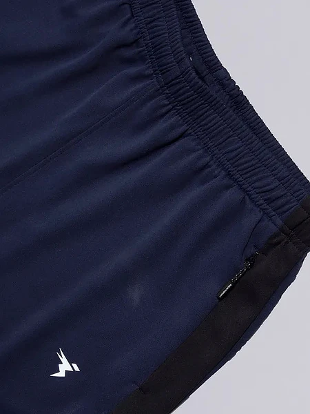 Image of Men's Solid Slim Fit Trackpants with Techno Dry - 5