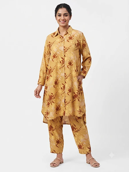 Image of Womens Co Ord Set Dress for Travel - 3