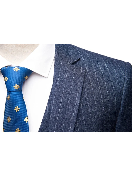 Image of Customized Wedding  Blazer  3 Piece Suit Slim Fit - 4