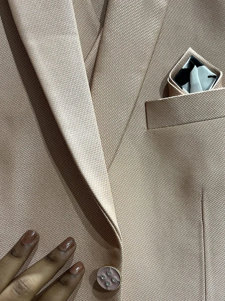 THREE PIECE SUIT(HALF-PEACH)