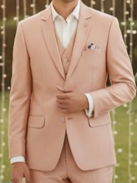 Image of THREE PIECE SUIT(HALF-PEACH) - 3