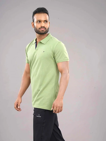 Image of PC Matty Slim Fit T-Shirt - Light Green - 4