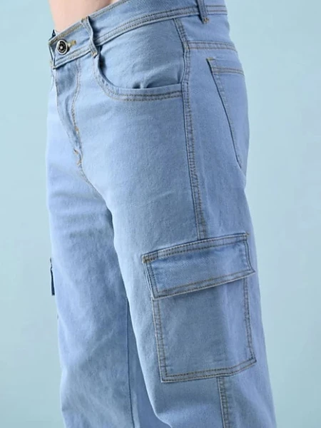 CARGO BAGGY(ICE BLUE)