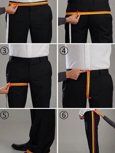 Image of Burgundy Slim Fit 3-Piece Suit for Men - 3