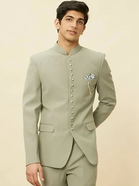 Men's Single-Breasted Two-Piece Party Suit