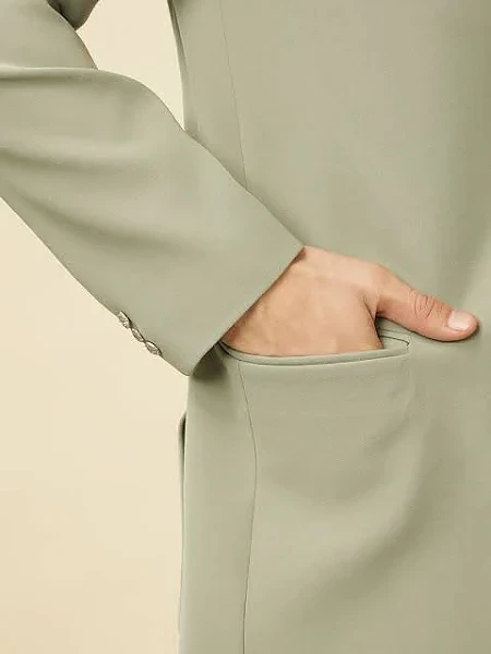 Image of Men's Single-Breasted Two-Piece Party Suit - 3