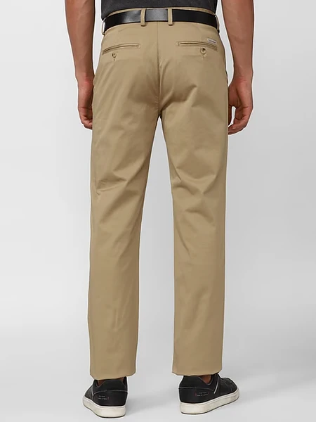 Image of Peter England Super Slim Fit Casual Trousers - 2